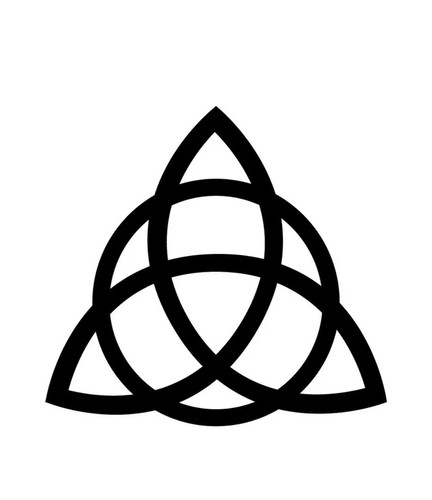 Triquetra knot vinyl - 5”,