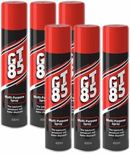 6 x GT85 Spray Lube Lubricant Penetrator Water Displacer Corrosion 400ML