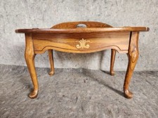 Queen Ann Oak Side Table with