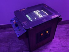 Vintage Cocktail Arcade Table Top Galaga BitKit Cabinet Game Wells CRT Jamma