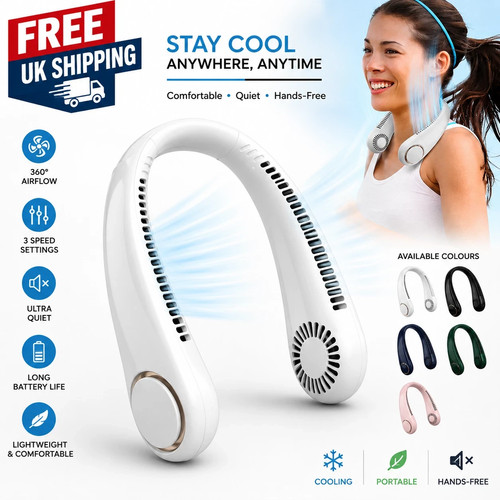 Portable neck fan usb - portable,