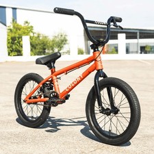 Colony Horizon 16 Inch Alloy Kids BMX Bike Gloss Clear Orange Ages 6-9 Approx