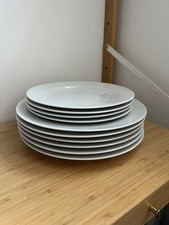 Royal Worcester Classic White 6x Dinner Plate  and 4x Side plates 