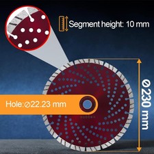 9" 230mm DIAMOND DRY CUTTING