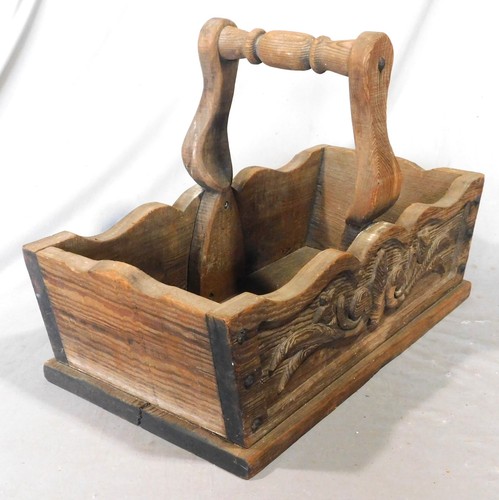 Antique folk art carved wood - antique,