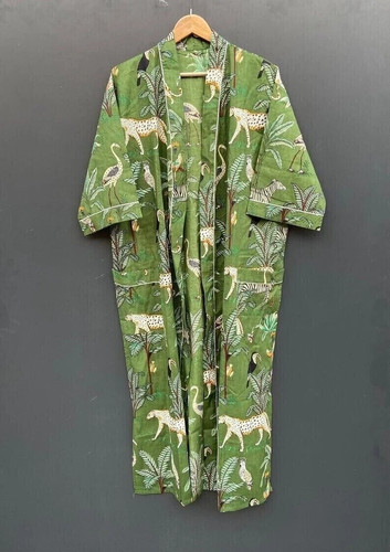 100 cotton kimono women animal - 100%cotton,