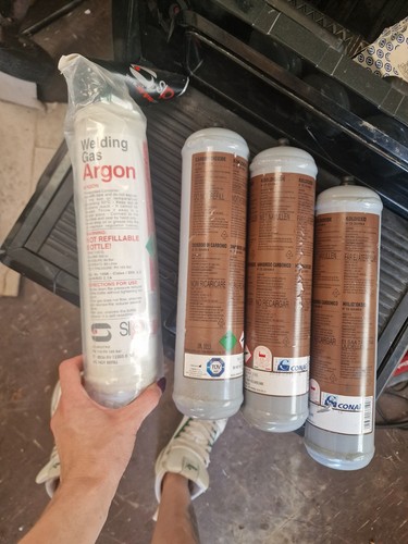 Wws argon co2 disposable - wws, argon/co2