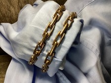 Vintage Lambournes Gold Plated Sleeve Shirt Garter Holder Peaky Blinder Armbands