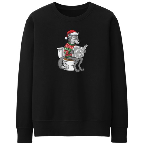 Adult christmas wolf - christmas,