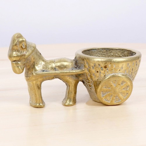 Vintage brass horse and - vintage,