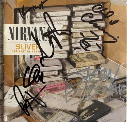 Nirvana sliver signed - -,