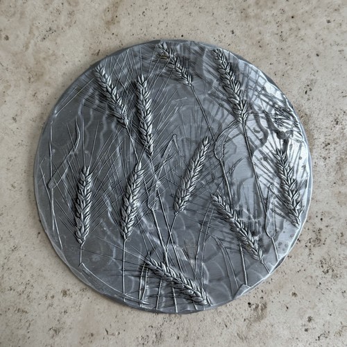 Vintage metal kitchen trivet - metal,