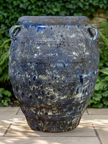 Aegean urn blue texture - aegean,