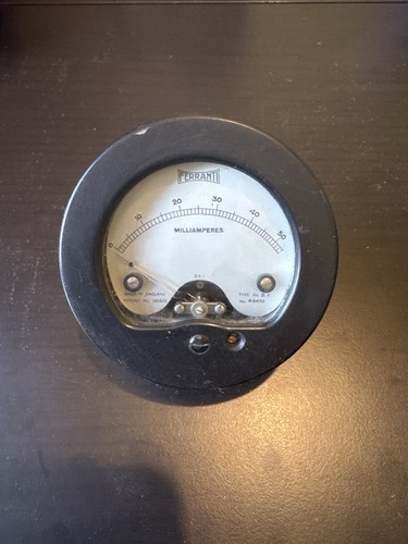 Vintage ferranti 50ma - vintage, 0–50ma