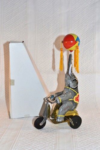 Vintage tin elephant on - elephant,