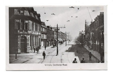 Grimsby, Cleethorpe Road, Lincolnshire, RP Postcard.