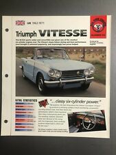 1962 - 1971 Triumph Vitesse