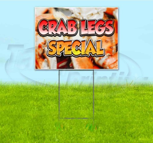 Crab legs special 18x24 - 18x24, yard