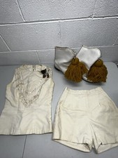 Vtg Handmade White Majorette