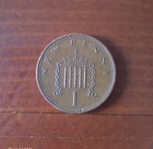 1971 new penny - 1971, 1p