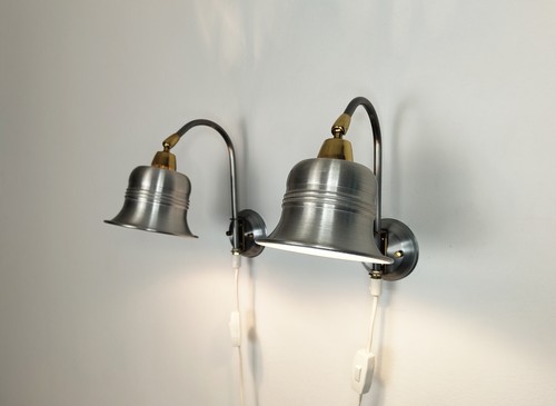 Pair vintage wall lamps - wall, lamps/bed