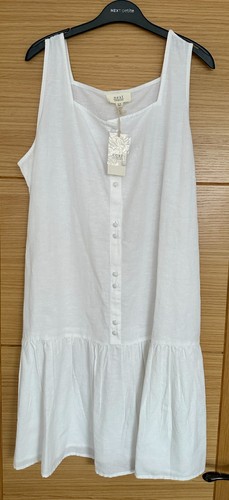 Next white button front - white,