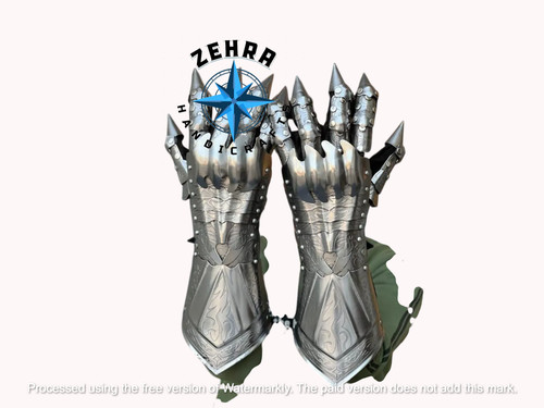 Zehra handmade steel - steel, gauntlets