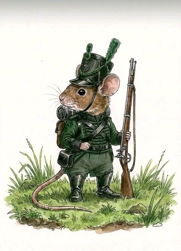 Cartoon mouse dressed 95th - cartoon,