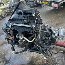 VW Golf MK5 2.0 TDI BKD Complete Engine whit gearbox 143k Touran A3  - Video 