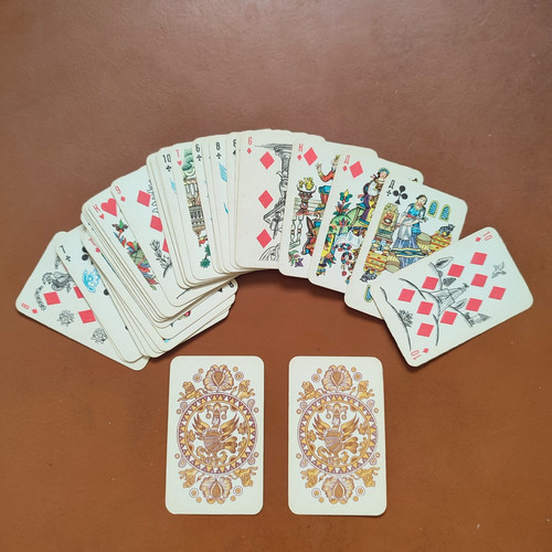 Soviet vintage playing cards