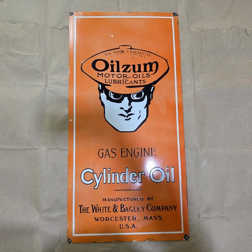 Oilzum cylinder oil porcelain - oilzum,