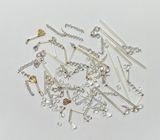 250 x Clear chandelier Shabby