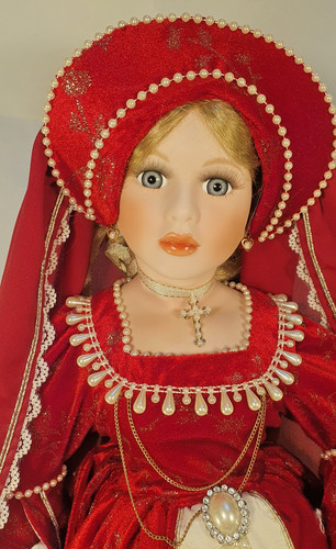 Porcelain doll jane seymour - doll, seymour"