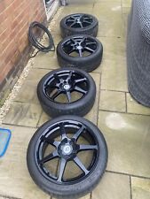 subaru impreza prodrive genuine alloy wheels 18” widetrack wrx sti jdm pff7