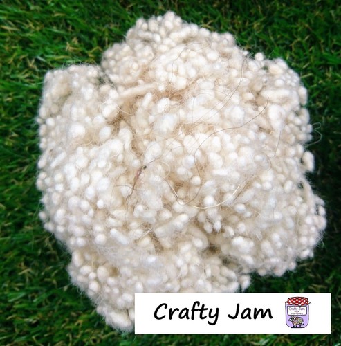 Natural wool nepps - natural, 20-200g