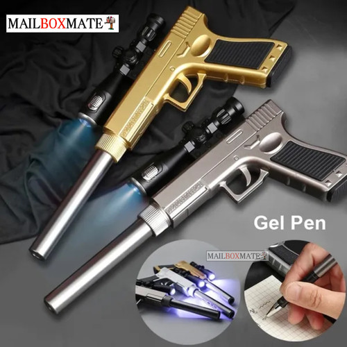 Novelty gun pen plastic - gun,