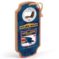 Adelaide Crows AFL First 18 Bottle Opener Wall Plaque Sign with Hanging Rope