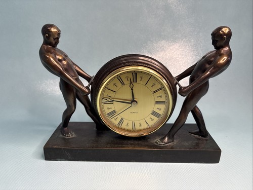 Art deco male figures - art, bronze