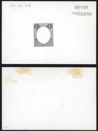 Nyasaland kevii die - 3d, proof