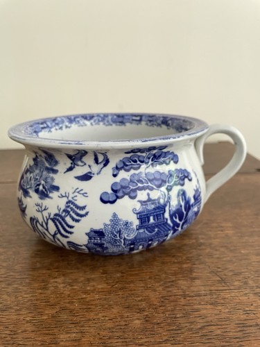 Small blue and - (7in, diameter)
