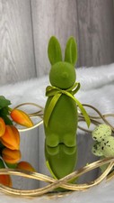 Flocked Rabbit Easter Bunny
