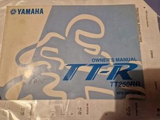 Yamaha TT250RH Owners Manual. Genuine Yamaha.  