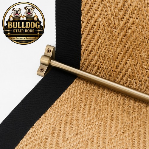 Bulldog stair rod antique - 13,