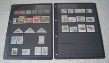 24 POSTAGE STAMPS – PORTUGAL – 1953 to 1982 – 2 x HAGNER SHEETS  