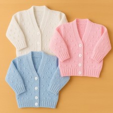 Baby Cardigan Boy Girl White