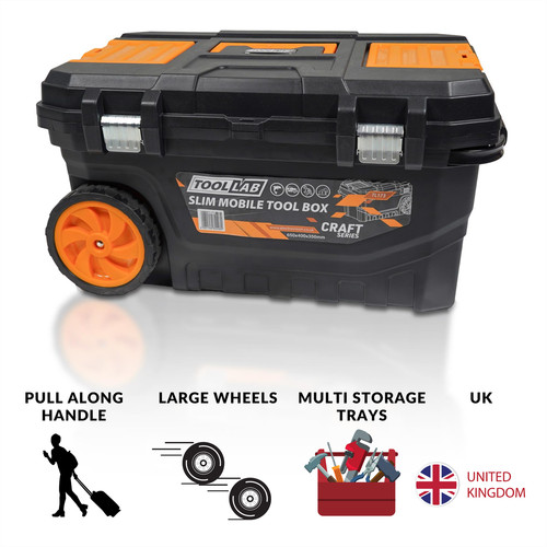 Pull along tool box - pull,