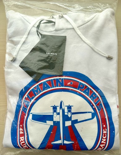 Balmain mens plane hoodie - mens,