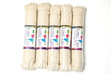 Traditional Strong Cotton Rope Washing Clothes Dryer Line Twine Hank Polley Jute