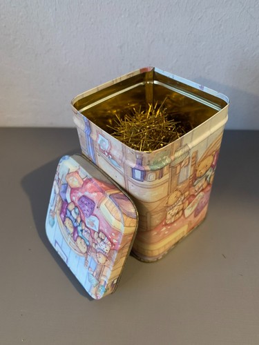 Metal tin fine - metal, of
