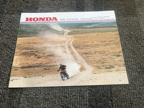Honda xr500r xr250r 1981 - honda,